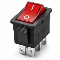 रॉकर स्विच प्रकार, वायरिंग, रेटिंग और अनुप्रयोग