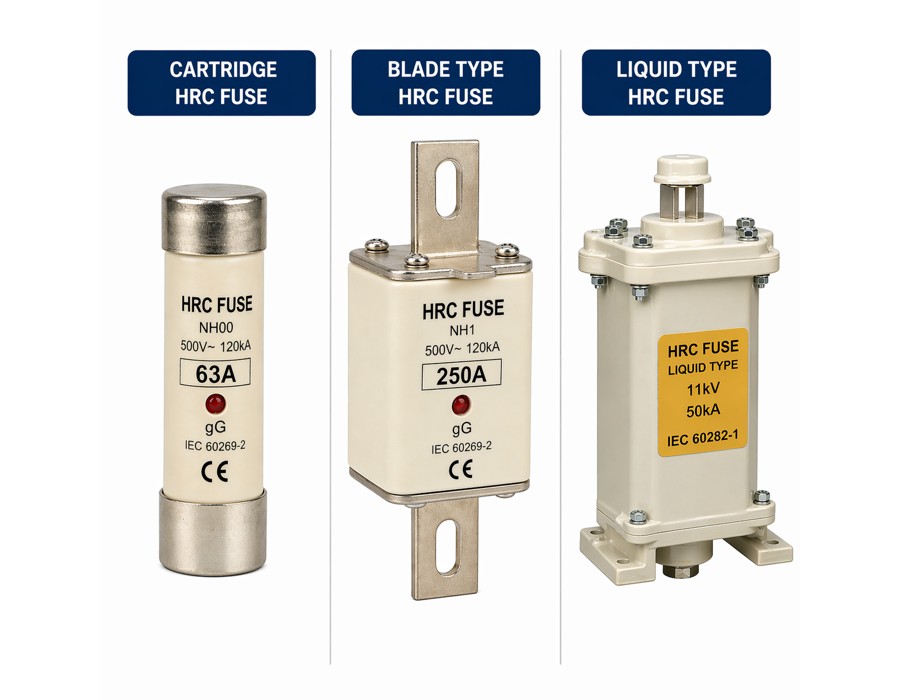 Types of HRC Fuses