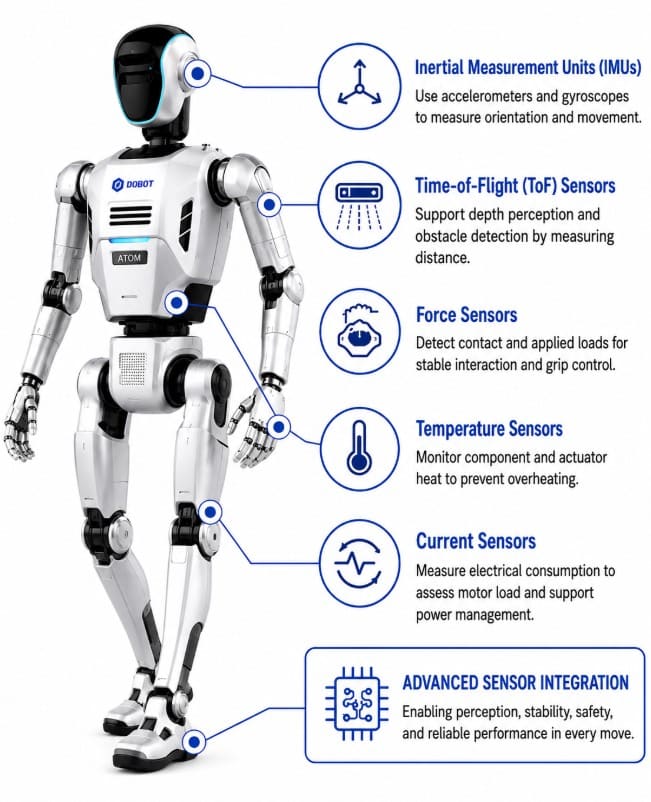 Sensor Electronics in Humanoid Robots