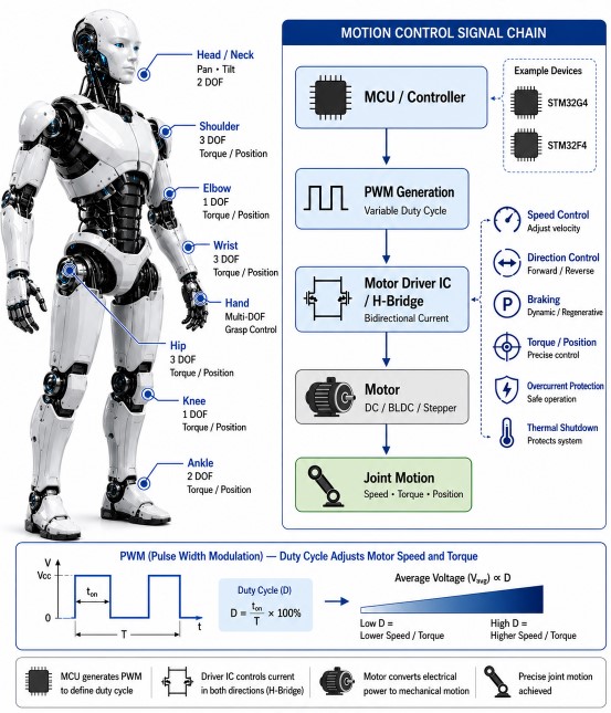 Role of the Microcontroller Unit (MCU) in Robotic Systems