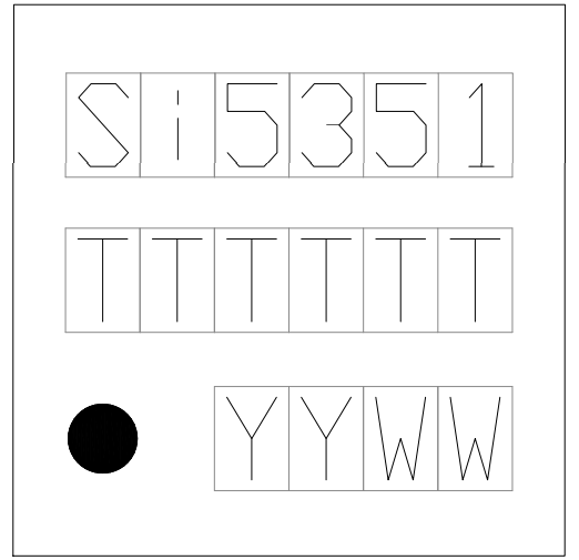 20-Pin QFN Top Marking